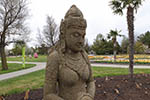 Wien 3D - Donaustadt - Indische Statue